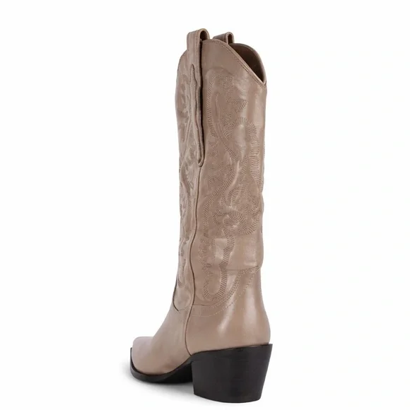 Jeffrey Campbell Dagget Western Boots Taupe Leather | Free People | 10 NWT - Picture 4 of 12